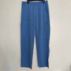 Men’s FIGS Axim Cargo Scrub Pants Ceil Blue Size XL